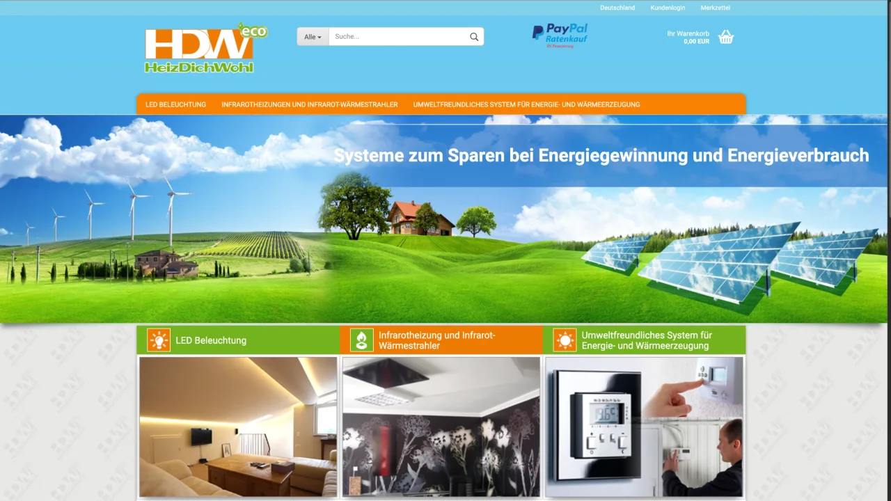HeizDichWohl Website