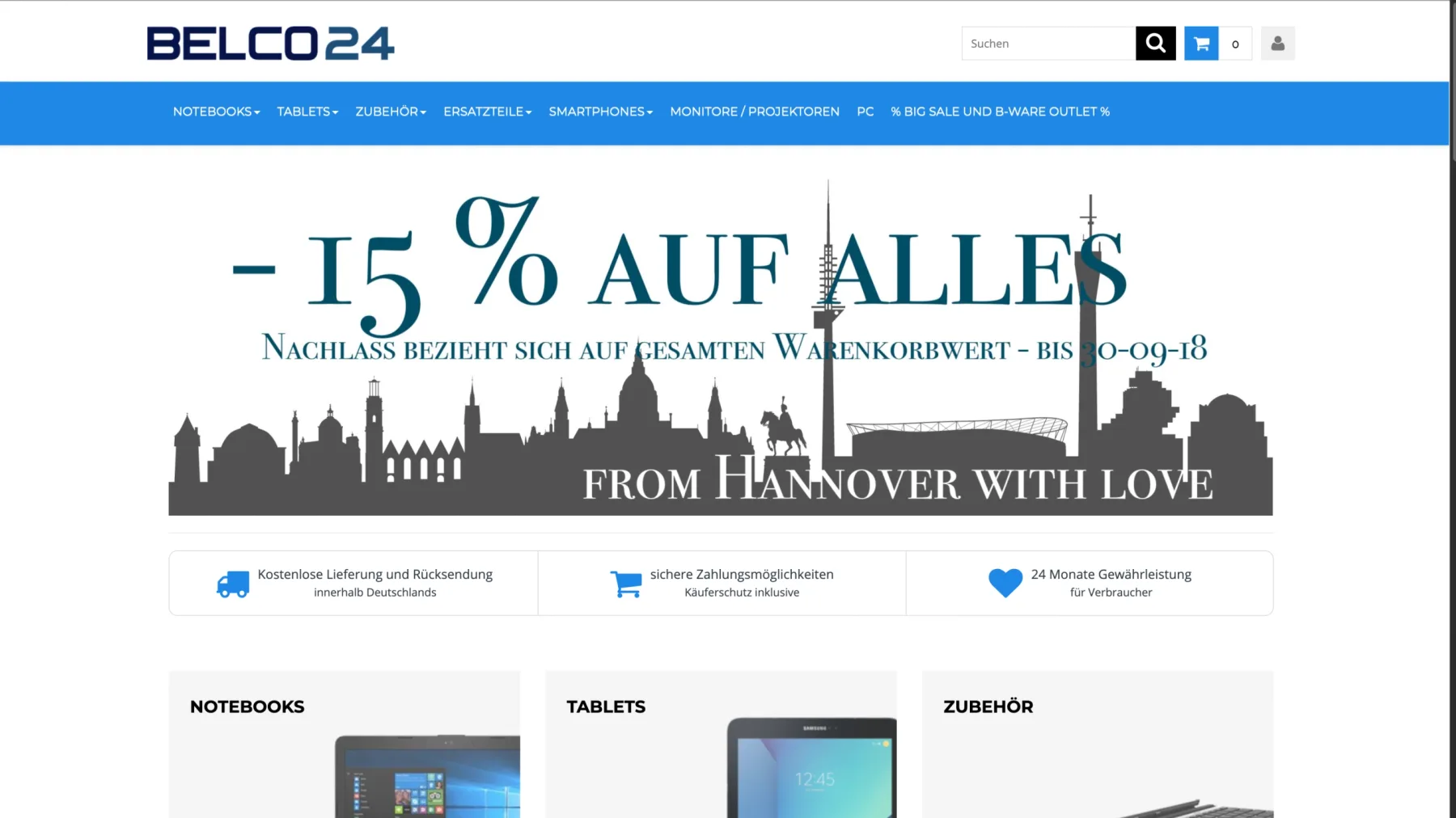 Gambio-Shop-Relaunch für Belco24