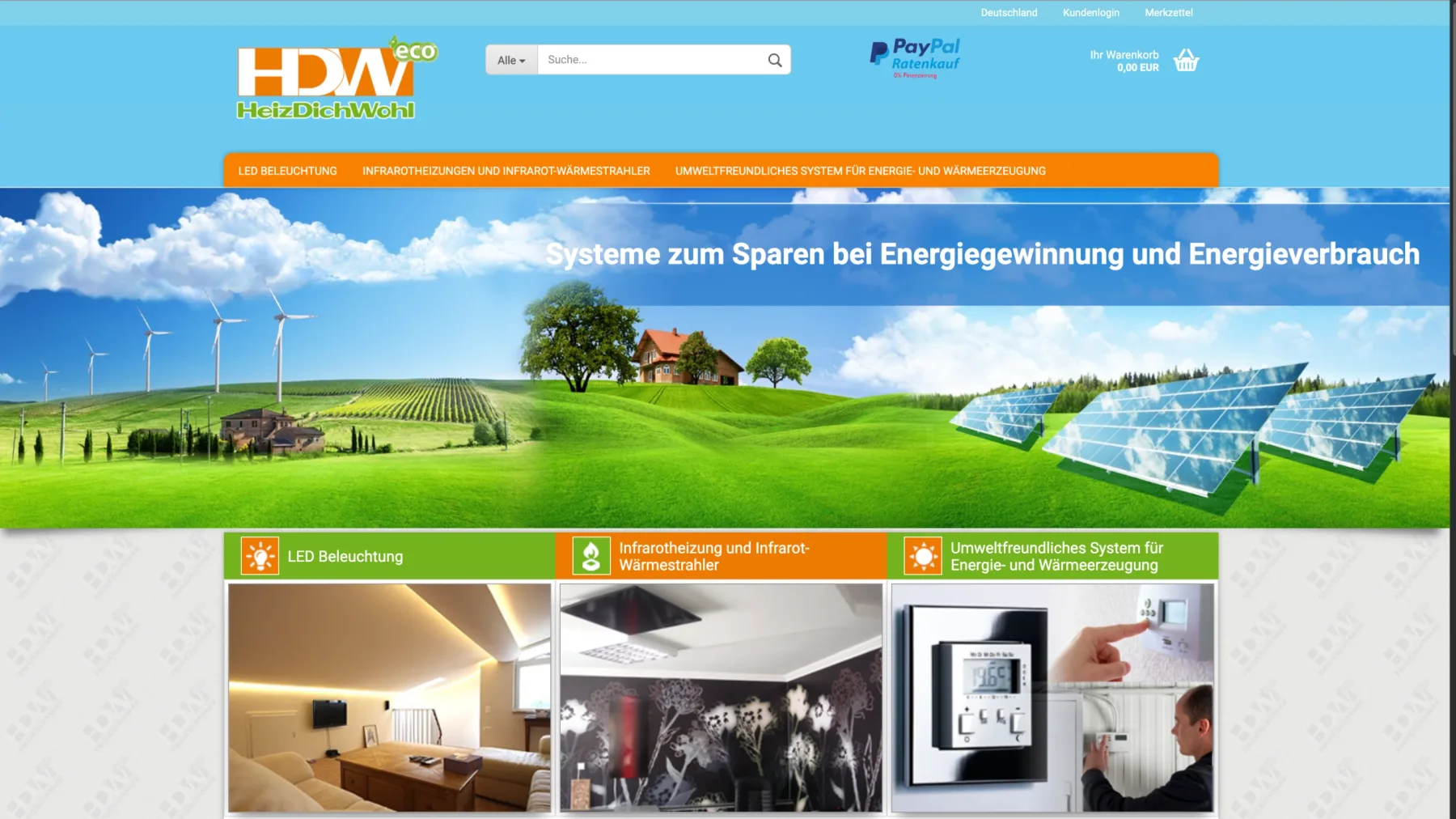 HeizDichWohl Website