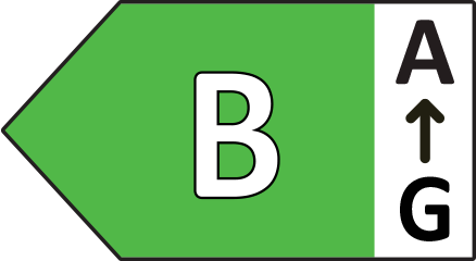 Energieeffizienzklasse B (A-G)