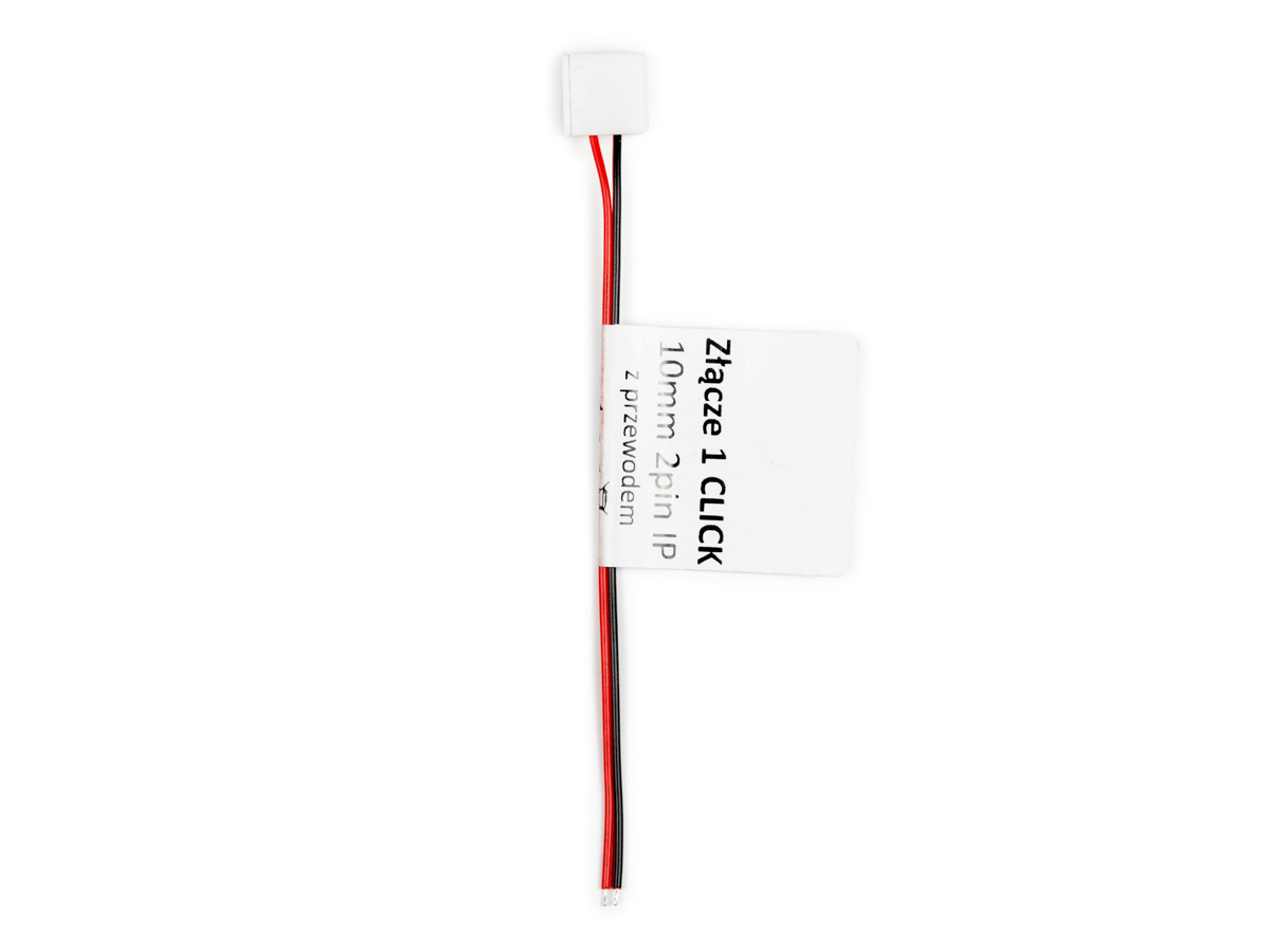 LED line® Stecker für wasserdichte LED-Streifen CLICK CONNECTOR single 10 mm 2 PIN mit Kabel