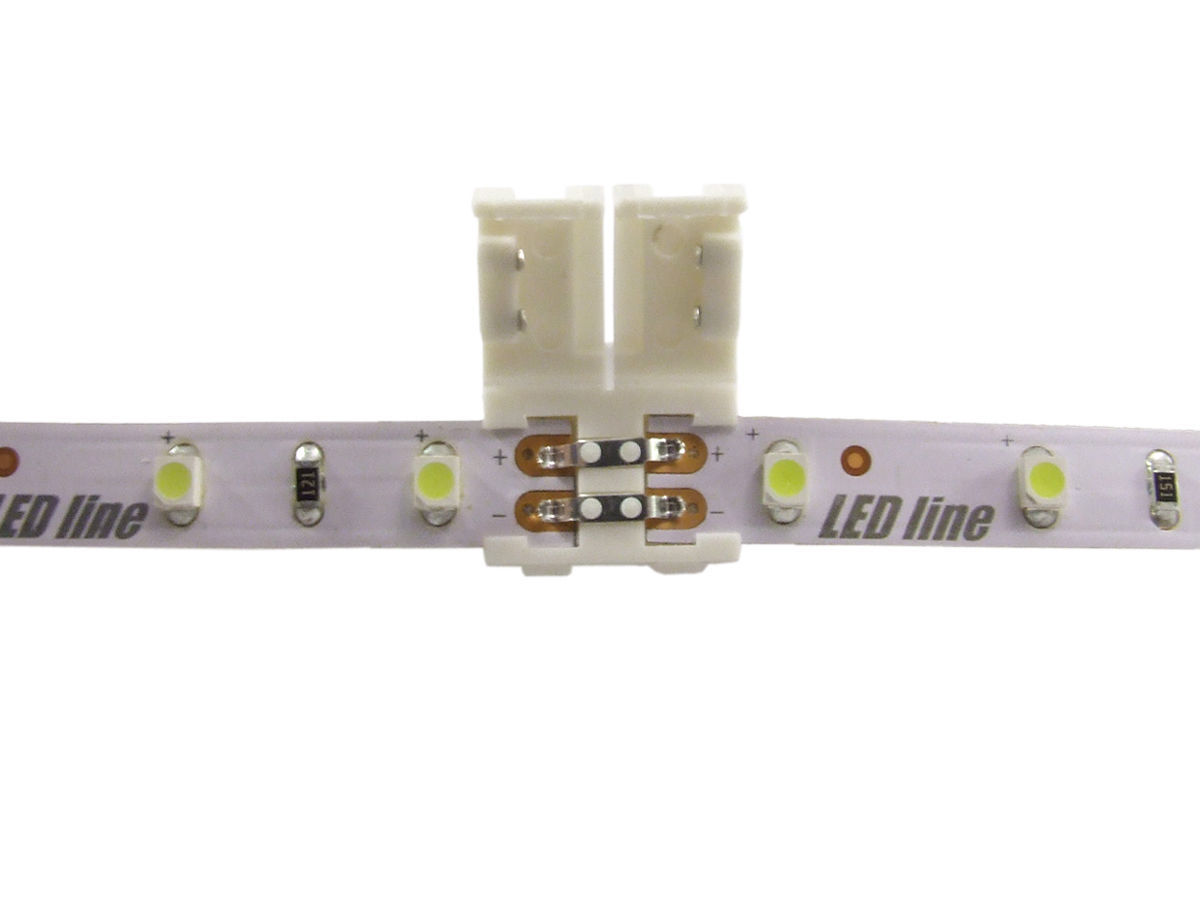 LED line® Stecker für LED-Streifen CLICK CONNECTOR double 8 mm 2 PIN