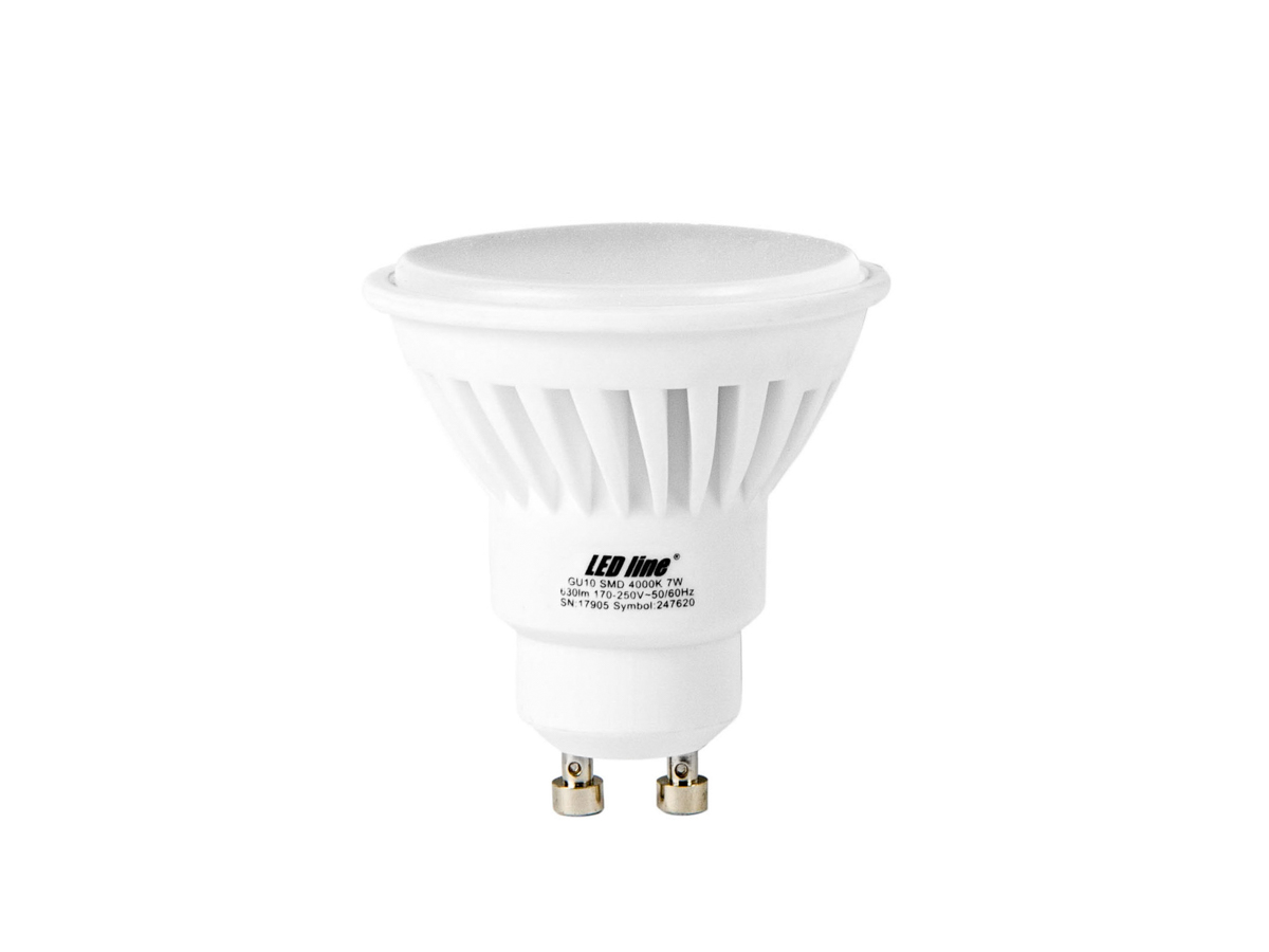 LED line® CERAMIC GU10 Leuchtmittel 7W 630lm 2700-6500K Warmweiß 120° SMD2835