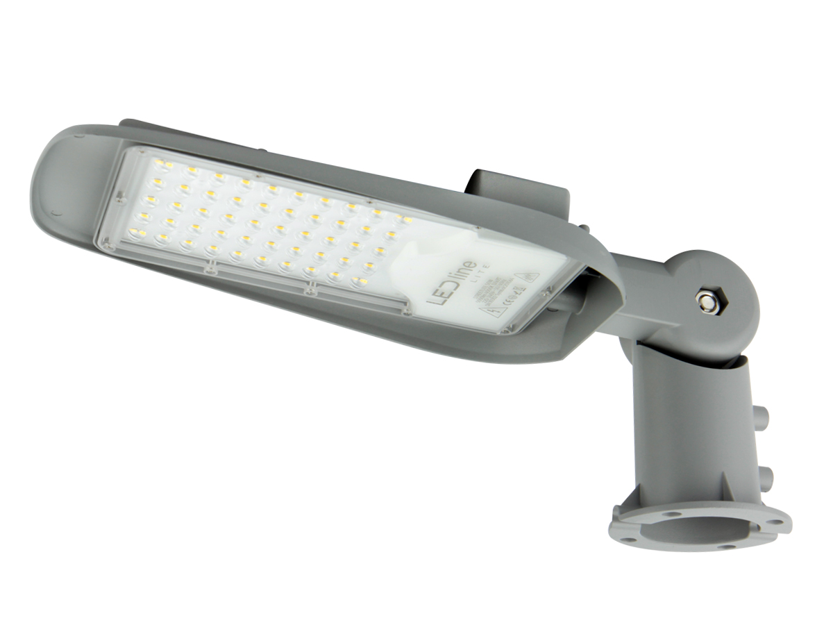 LED line LITE STREETLITE Mastaufsatzleuchte 50W 5000lm 4000K Neutralweiß 130° SMD2835 IP65