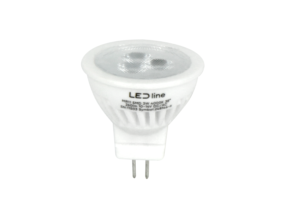 LED line PRIME BULB MR11 3W 4000K Neutralweiß 38°