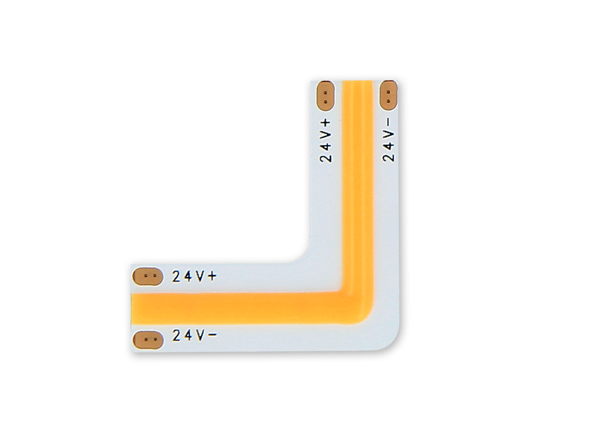 LED line® Plug for LED COB strips CLICK CONNECTOR angular