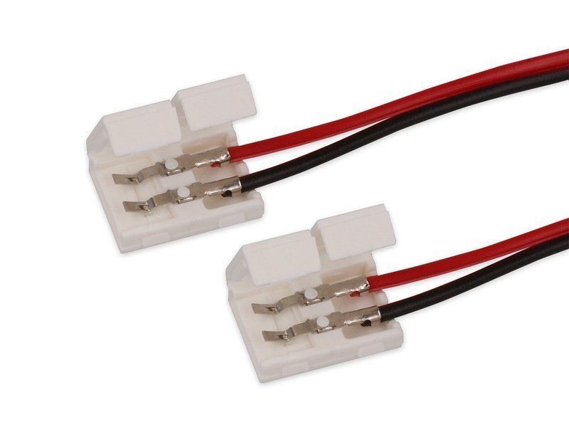 LED line® Doppelstecker für LED-Streifen CLICK CONNECTOR 8 mm 2 PIN mit einem Kabel