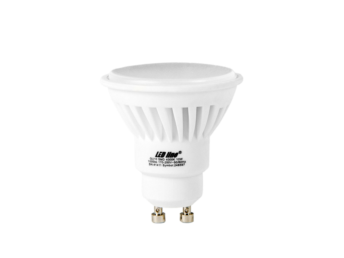 LED line® CERAMIC GU10 Leuchtmittel 10W 1000lm 2700-6500K Warmweiß 120° SMD2835
