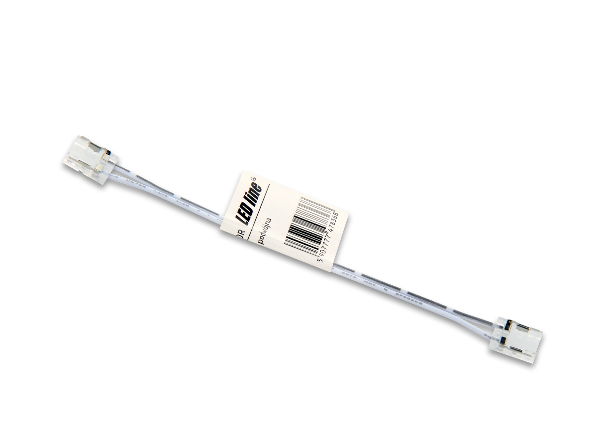 LED line® Stecker für LED COB-Streifen CLICK CONNECTOR doppelte 10 mm 2 PIN mit einem Kabel