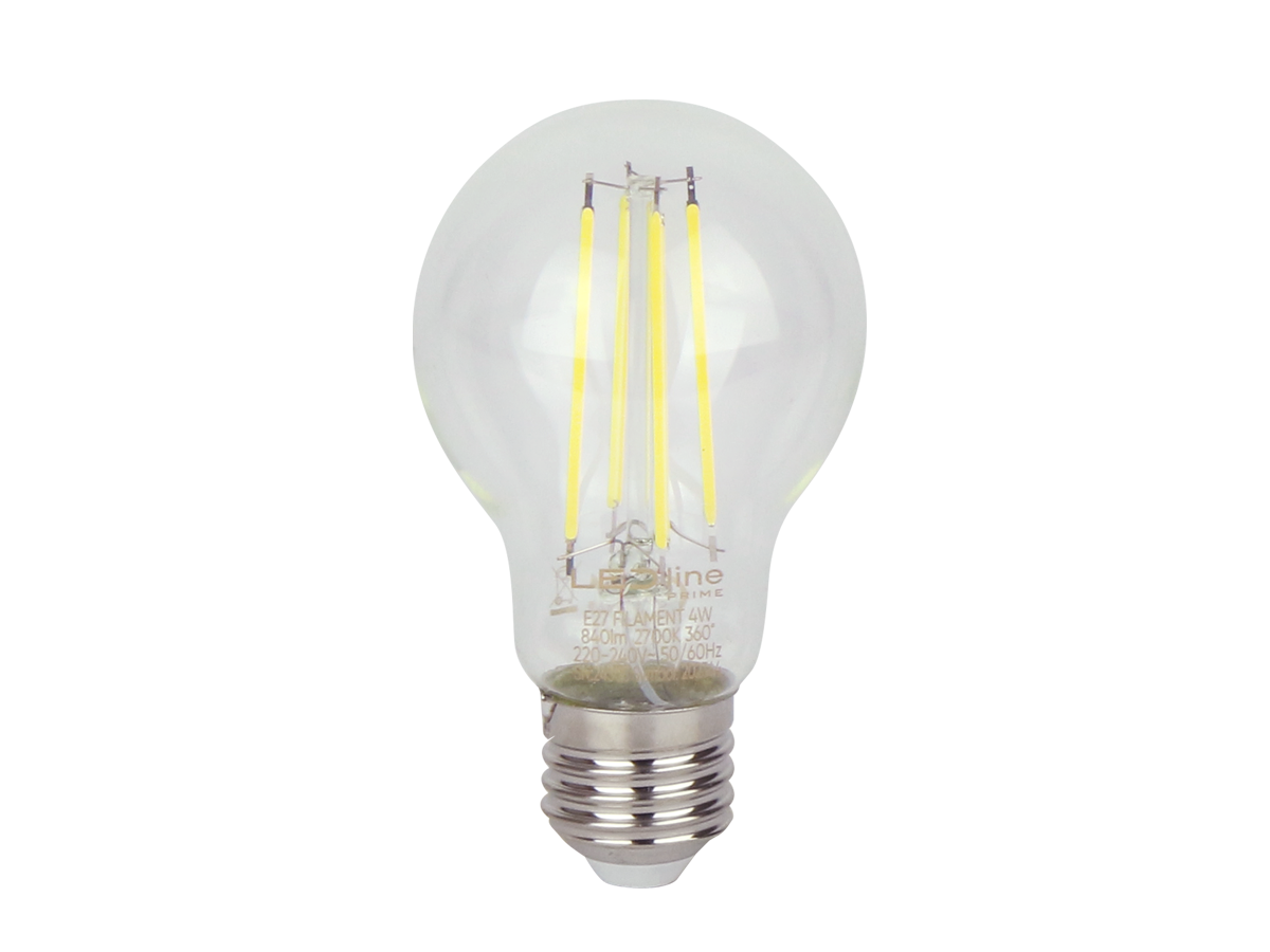 LED line PRIME GLOBE E27 Leuchtmittel 4W 840lm 4000K Neutralweiß 360° Filament IP20