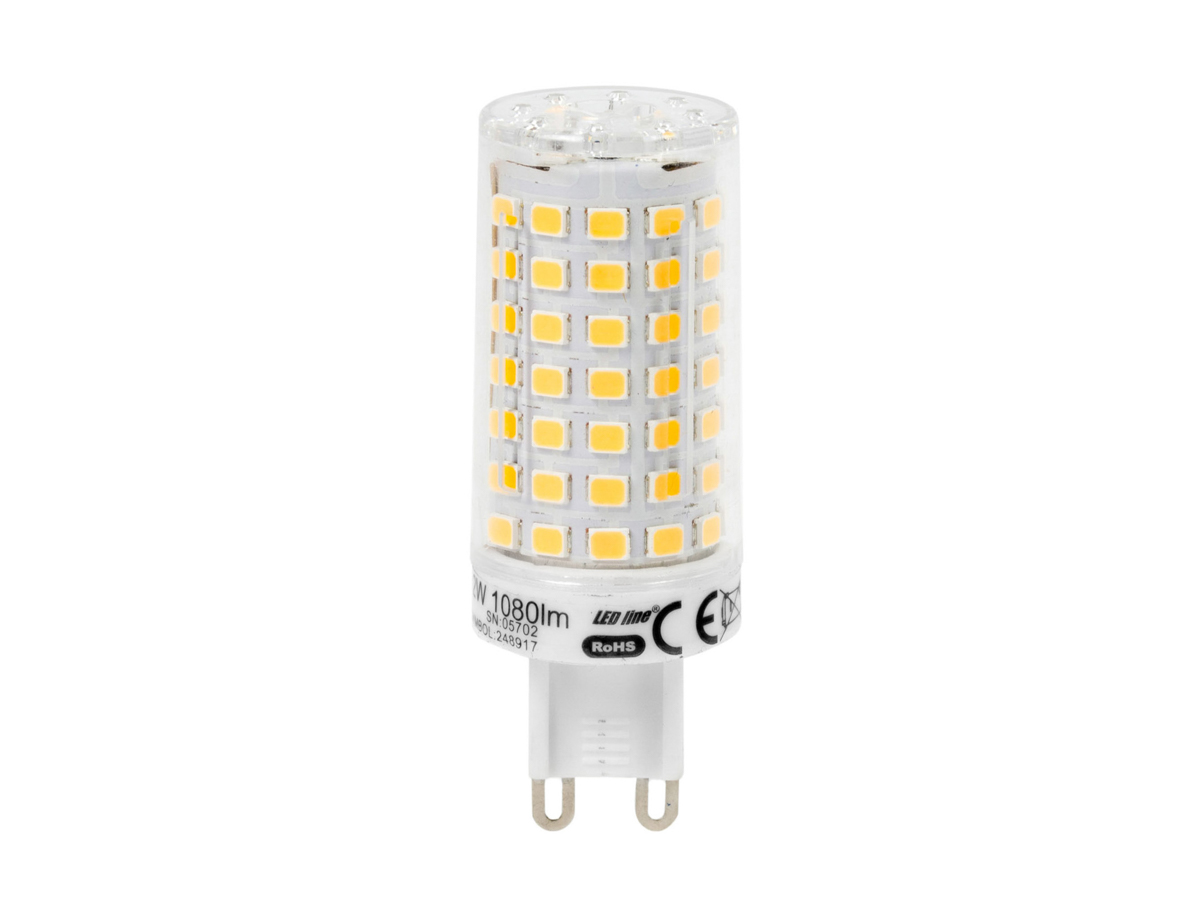 LED line® CERAMIC G9 Leuchtmittel 12W 1160lm 2700-6000K Warmweiß 270° SMD2835